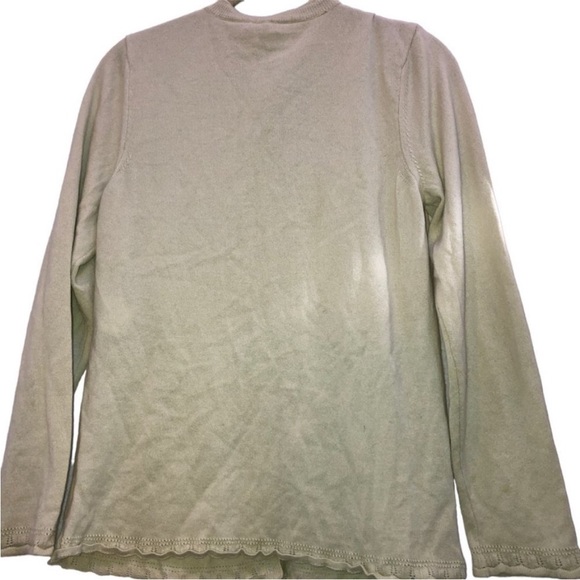 ESCADA Cashmere Silk pale pastel green cardigan sweater 40 M
no flaws 
38 bust - Picture 5 of 8